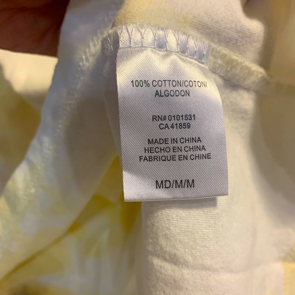 Bart Simpson- Skateboarding Yellow Tye Dye Tee Tshirt Sz:M The Simpson- unisex - Picture 5 of 12